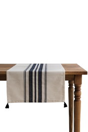 Hermia Tereza - Navy Blue Alfombra 50 x 150 cm de Algodón y Poliéster